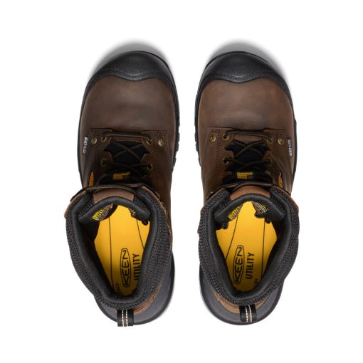 Men's Independence 8 Waterproof Boot (Soft Toe)  |  Dark Earth/Black - Image 4