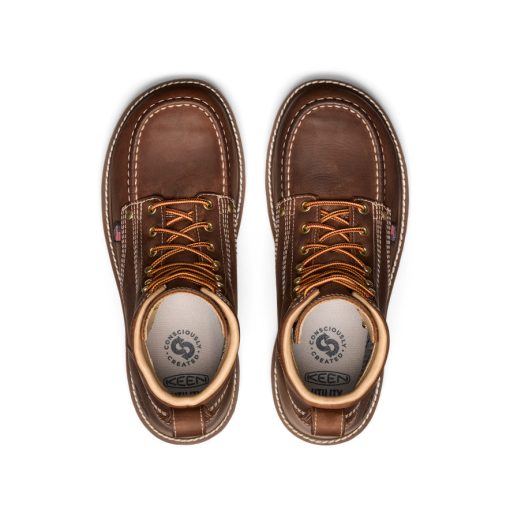 Men's Liberty 6 Waterproof Boot (Carbon Toe)  |  Chestnut/Gum - Image 4
