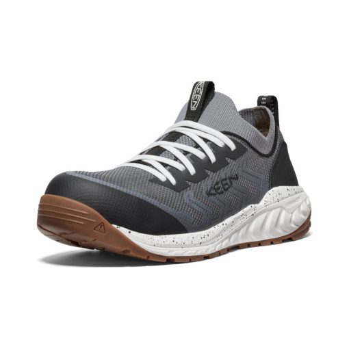 Men's Arvada Shift Work Sneaker (Carbon Toe)  |  Steel Grey/Gum - Image 3