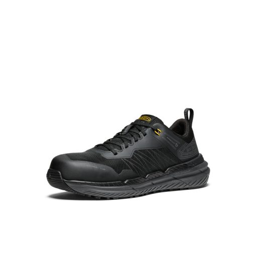 Men's Speedworks Work Sneaker (Carbon Toe)  |  Black/Steel Grey - Image 3
