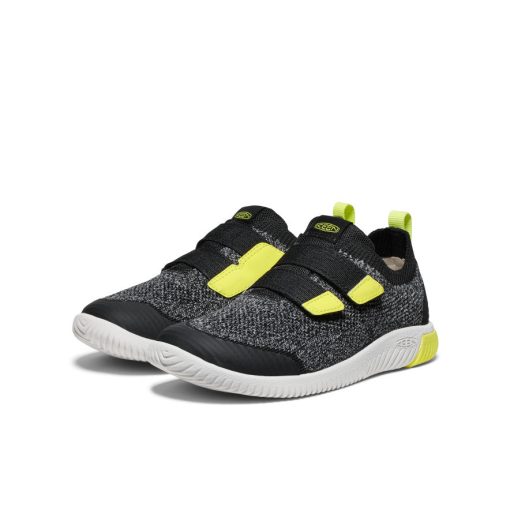 Big Kids' KNX Knit Double Strap  |  Black/Evening Primrose - Image 2