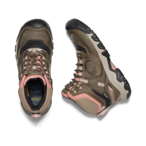 Women's Ridge Flex Waterproof Boot  |  Timberwolf/Brick Dust - Image 4