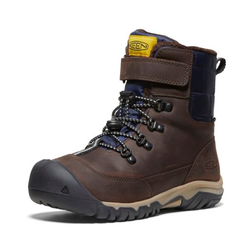 Big Kids' Kanibou Waterproof Winter Boot  |  Java/Naval Academy - Image 3