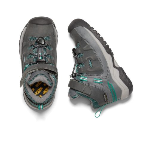 Little Kids' Targhee Waterproof Boot  |  Steel Grey/Porcelain - Image 4