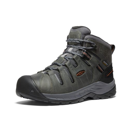 Men's Flint II Waterproof Mid (Soft Toe)  |  Steel Grey/Tortoise Shell - Image 3