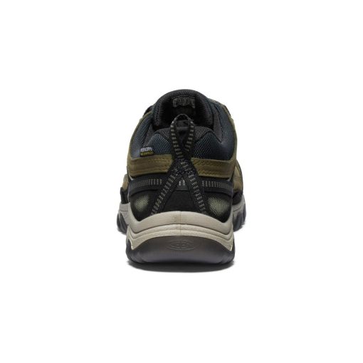 Men's Targhee IV Wide Waterproof Hiking Shoe  |  Dark Olive/Gold Flame - Image 5
