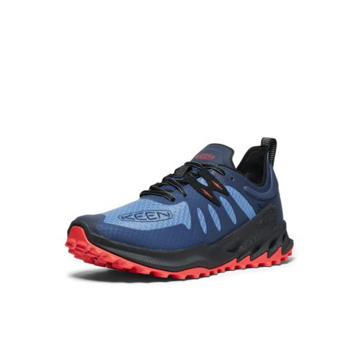 Men's Zionic Speed Hiking Shoe  |  Coronet Blue/Poppy Red - Image 3