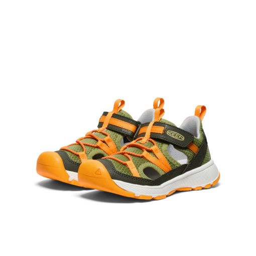 Little Kids' Motozoa Sandal  |  Forest Night/Bright Marigold - Image 3