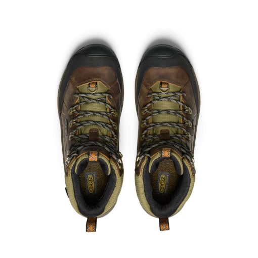 Men's Revel IV Polar Waterproof Boot  |  Bison/Orange Pepper - Image 4