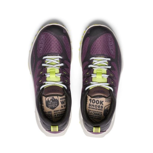Women's Zionic Waterproof Hiking Shoe  |  Plum Perfect/Daiquiri Green - Image 4