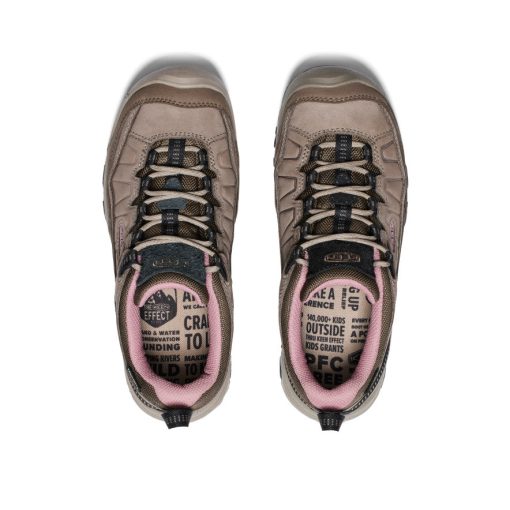 Women's Targhee IV Waterproof Hiking Shoe  |  Brindle/Nostalgia Rose - Image 4