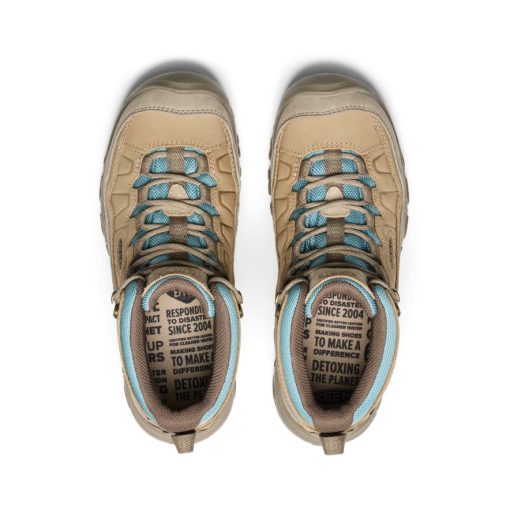 Women's Targhee IV Waterproof Hiking Boot  |  Safari/Reef Waters - Image 4