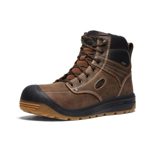 Men's Fort Wayne 6 Waterproof (Soft Toe)  |  Dark Earth/Gum - Image 3