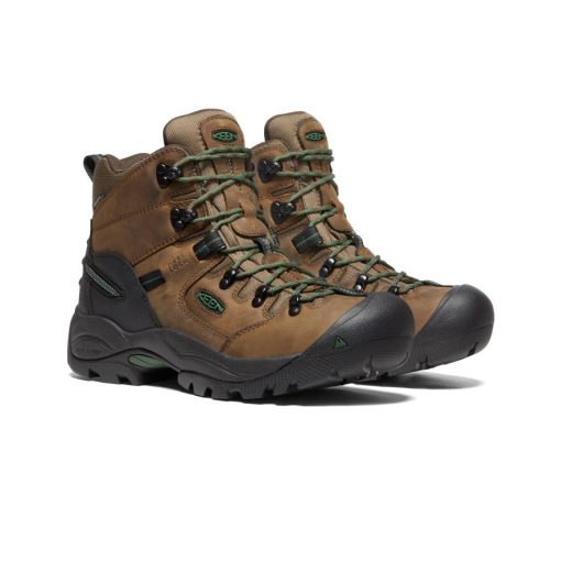 Men's Pittsburgh Energy 6 Waterproof Boot (Soft Toe)  |  Cascade Brown/Greener Pastures - Image 2
