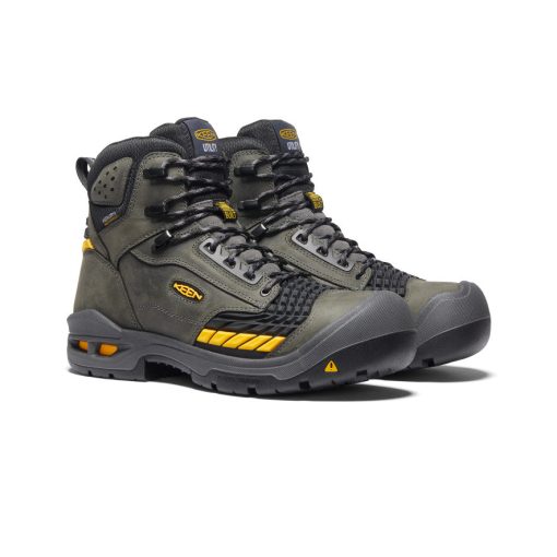 Men's Troy 6 Waterproof Boot (Carbon Toe)  |  Magnet/Black - Image 2