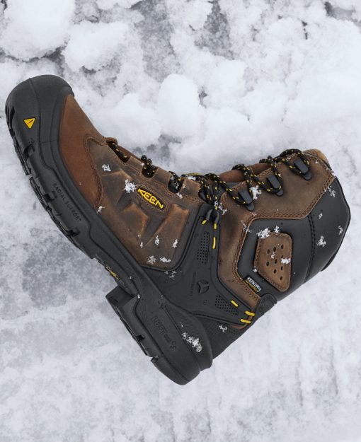 Men's Dover 8 Insulated Waterproof Boot (Carbon Toe)  |  Dark Earth/Black - Image 7