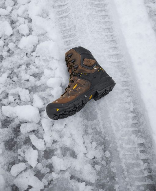 Men's Dover 8 Insulated Waterproof Boot (Carbon Toe)  |  Dark Earth/Black - Image 8