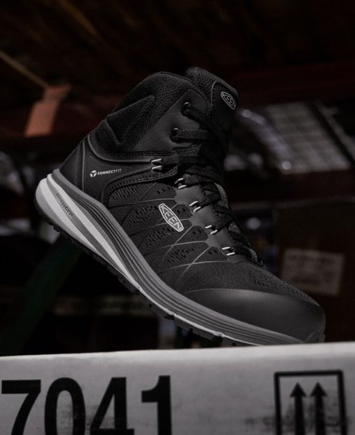Women's Vista Energy Mid (Carbon Toe)  |  Vapor/Black - Image 8