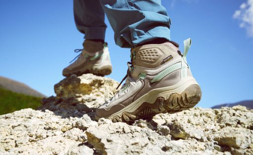 Women's Targhee IV Waterproof Hiking Boot  |  Alloy/Granite Green - Image 7