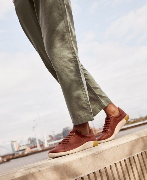 Women's KNX Leather Sneaker  |  Tortoise Shell/Plaza Taupe - Image 8