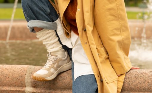 Women's KS86 Sneaker  |  Birch/Star White - Image 7
