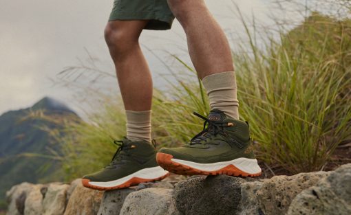 Men's Hightrail Waterproof Hiking Boot  |  Forest Night/Gold Flame - Image 7