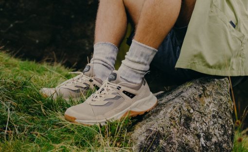 Men's Hightrail Waterproof Hiking Shoe  |  Brindle/Birch - Image 7
