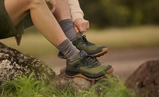 Men's Hightrail Waterproof Hiking Shoe  |  Winter Moss/Gold Flame - Image 7