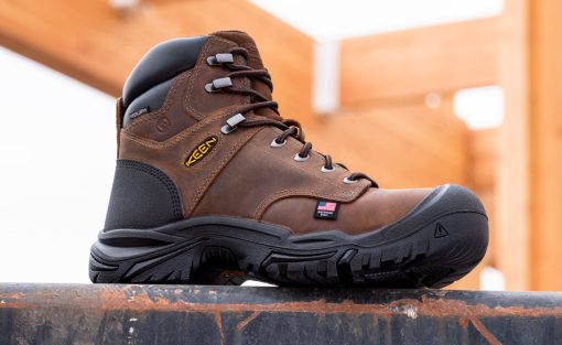 Men's Mt Vernon II 6 Waterproof Boot (Steel Toe)  |  Dark Earth/Black - Image 7