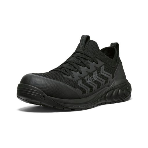 Men's Arvada Shift Work Sneaker (Carbon Toe)  |  Black/Black - Image 3