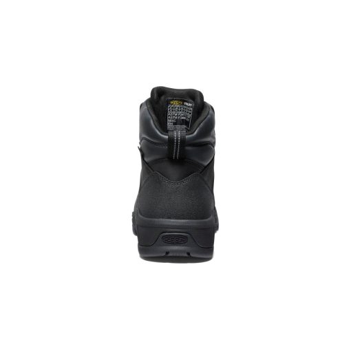 Men's Evanston 6 Waterproof Boot (Carbon Toe)  |  Black/Black - Image 5