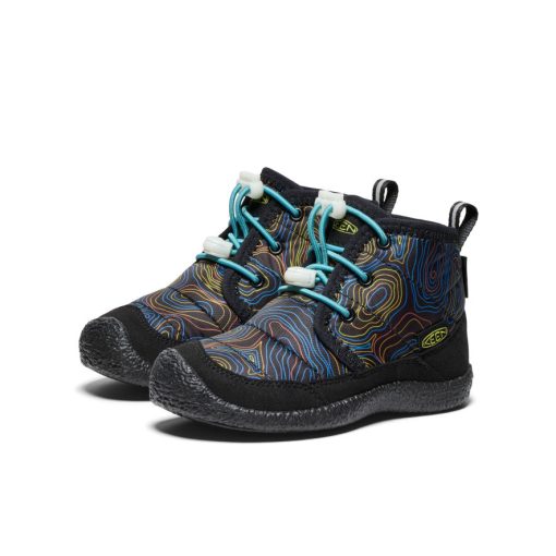 Little Kids' Howser II Waterproof Chukka  |  Black/Reef Waters - Image 2