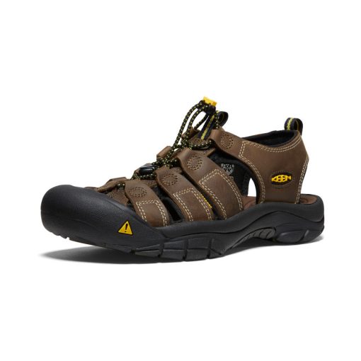 Men's Newport Leather Sandal Wide  |  Bison - Image 3
