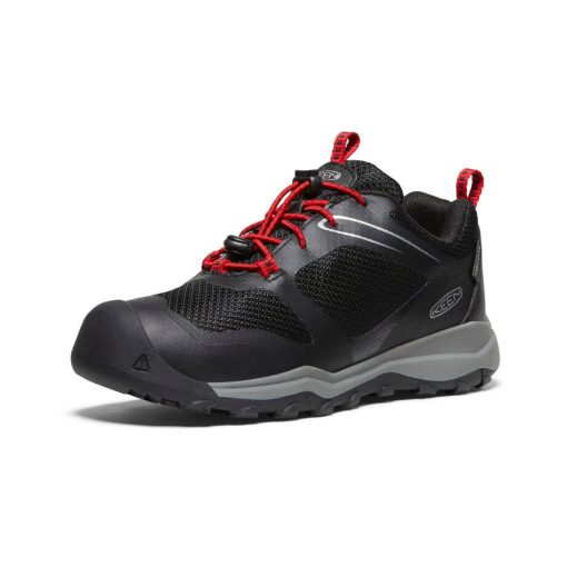 Big Kids' Wanduro Waterproof Shoe  |  Black/Ribbon Red - Image 3