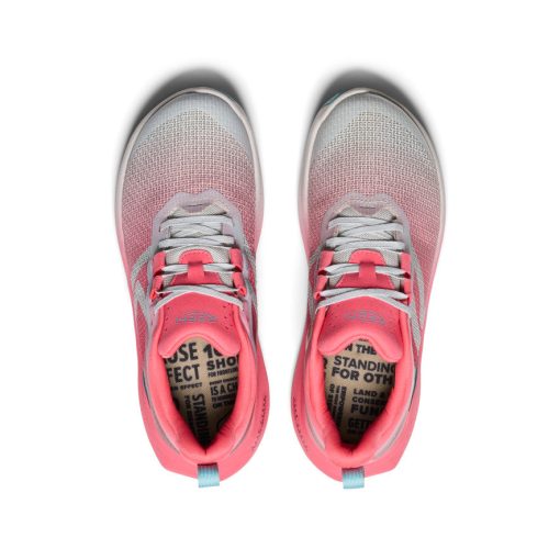 Women's 450 Dirt Waterproof Hiking Shoe  |  Rouge Red/Star White - Image 4