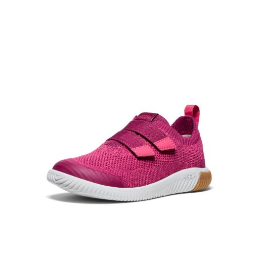 Little Kids' KNX Knit Double Strap  |  Beaujolais/Raspberry - Image 3