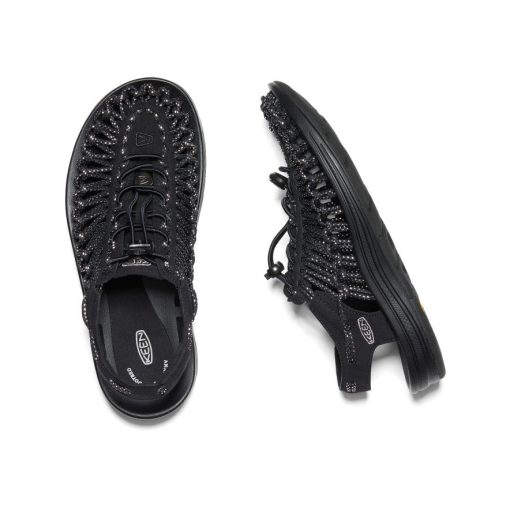 Women's UNEEK Sneaker  |  Black/Silver - Image 4