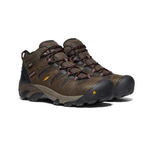 Men's Lansing Mid Waterproof (Steel Toe)  |  Cascade Brown/Brindle - Image 2