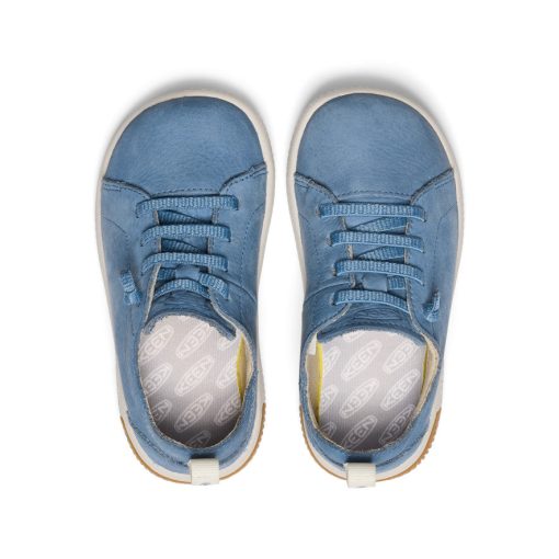 Little Kids' KNX Leather Sneaker  |  Coronet Blue/Vapor - Image 4