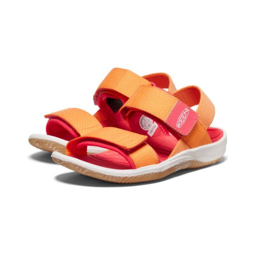 Little Kids' Elle Backstrap  |  Tangerine/Cayenne - Image 2