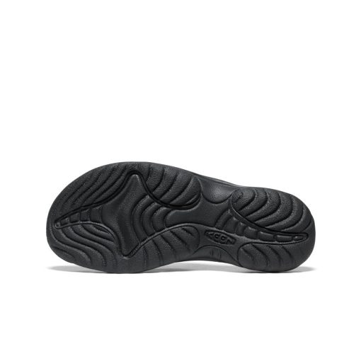 Women's Waimea Leather Flip-Flop  |  Black/Black - Image 6