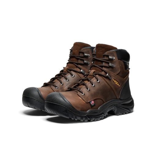 Men's Mt Vernon II 6 Waterproof Boot (Steel Toe)  |  Dark Earth/Black - Image 2
