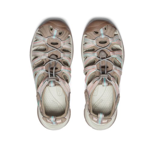 Women's Whisper  |  Taupe/Coral - Image 4