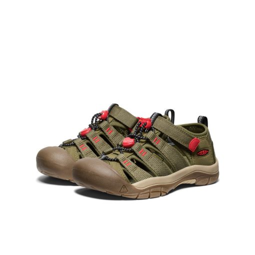 Big Kids' Newport H2  |  Martini Olive/Aura Orange - Image 3