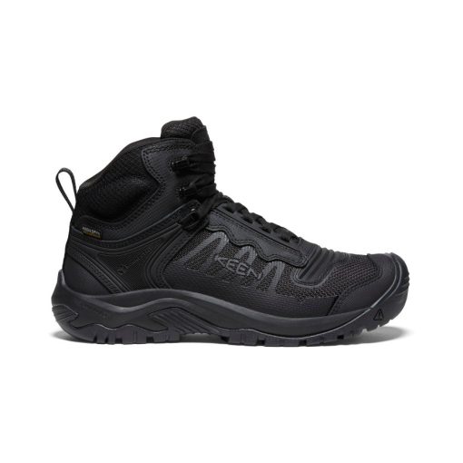 Men's Reno Waterproof Mid (Soft Toe)  |  Black/Black - Image 10