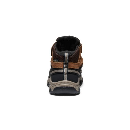 Little Kids' Targhee IV Waterproof Hiking Boot  |  Bison/Brindle - Image 5