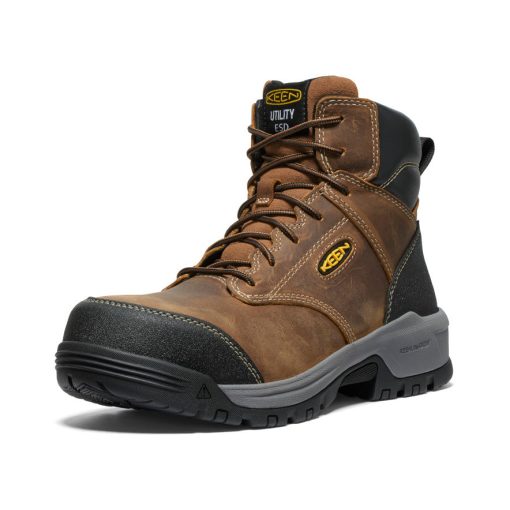 Men's Evanston 6 ESD Boot (Carbon Toe)  |  Bison/Black - Image 3