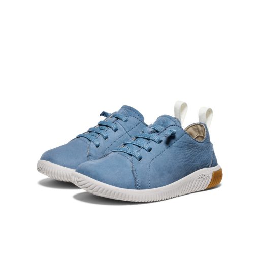Little Kids' KNX Leather Sneaker  |  Coronet Blue/Vapor - Image 2