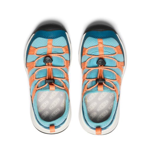 Little Kids' Motozoa Sneaker  |  Legion Blue/Tangerine - Image 4
