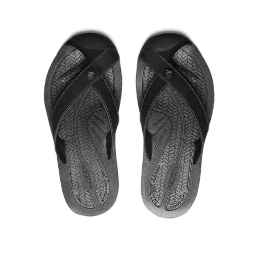 Women's Barbados Flip-Flop  |  Black/Steel Grey - Image 4